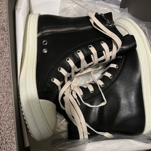 Rick Owens Size 39 Calf leather sneaker/boot